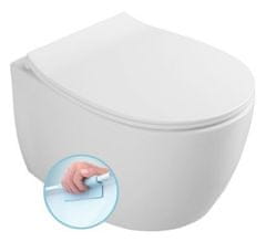 ISVEA  SENTIMENTI závěsná WC mísa, Rimless, 36x51cm, bílá - 10AR02012