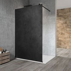 Gelco  VARIO BLACK jednodílná sprchová zástěna k instalaci ke stěně, deska HPL Kara, 1200 mm - GX2612GX1014
