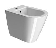 Gsi  KUBE X bidet stojící, 36x55cm, bílá ExtraGlaze - 9462111