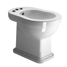 Gsi  CLASSIC bidet, 37x54cm, 3 otvory, bílá ExtraGlaze - 8762311