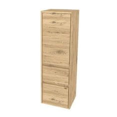 Mereo  Opto koupelnová skříňka vysoká 125 cm, pravé otevírání, Multidecor, Dub San remo sand - CN995PDSAN