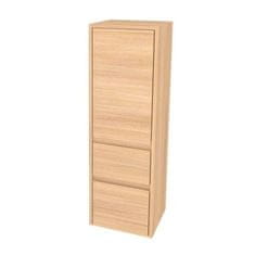 Mereo  Opto koupelnová skříňka vysoká 125 cm, pravé otevírání, Multidecor, Dub Sand Barbera - CN995PDSB1