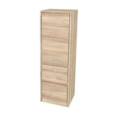 Mereo  Opto koupelnová skříňka vysoká 125 cm, pravé otevírání, Multidecor, Blonde Liberty Elm - CN995PBLE1