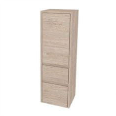 Mereo  Opto koupelnová skříňka vysoká 125 cm, pravé otevírání, Multidecor, Light Rock Hickory - CN995PLRH1