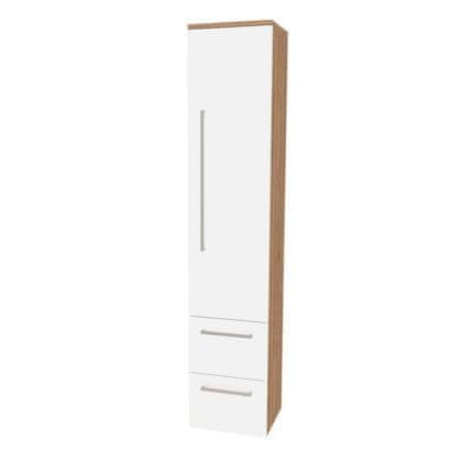 Mereo  Bino, koupelnová skříňka vysoká 163 cm, pravá, Multidecor, Light Select Walnut - CN698LSW1