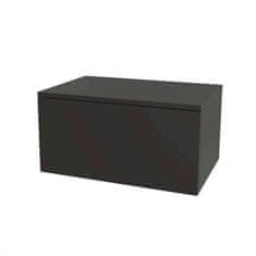 Mereo  Ponte, koupelnová skříňka 70 cm, Multidecor, Černá Supermat - CN291CIPM