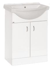 MULTI  Koupelnová skříňka s umyvadlem Pro 61x50 cm bílá - PRO60SOKL