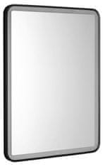 AQUALINE  SWIDA zrcadlo s LED osvětlením 60x80cm, dotykový senzor, stmívatelné, černá mat - SW060