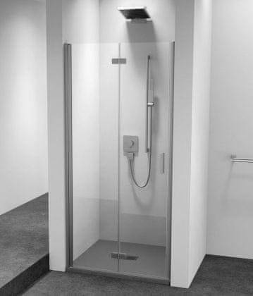 POLYSAN  ZOOM LINE sprchové dveře skládací 800mm, čiré sklo, levé - ZL4815L
