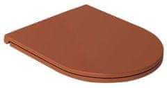 ISVEA  INFINITY WC sedátko, SLIM, odnímatelné, Soft Close, terracotta - 40KF0548I-S