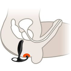 XSARA Vibrující černý stimulátor prostaty - wrw 4003-2