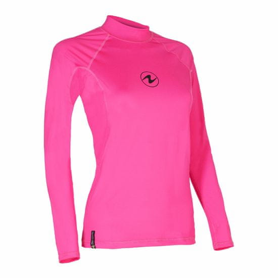 AQUALUNG Dámské lycrové triko RASHGUARD SLIM FIT růžová dl. rukáv