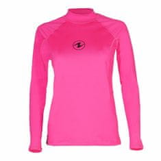 AQUALUNG Dámské lycrové triko RASHGUARD SLIM FIT růžová dl. rukáv růžová 2XL - 46