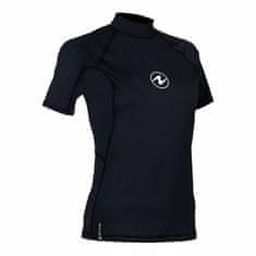 AQUALUNG Dámské lycrové triko RASHGUARD SLIM FIT černá kr. rukáv černá XL - 44