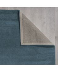 Flair Kusový ručně tkaný koberec Tuscany Textured Wool Border Blue 120x170