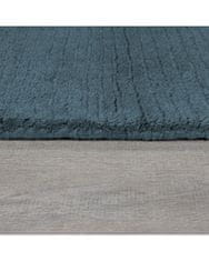 Flair Kusový ručně tkaný koberec Tuscany Textured Wool Border Blue 120x170