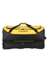 Travelite Basics Wheeled Duffle exp. Black/yellow