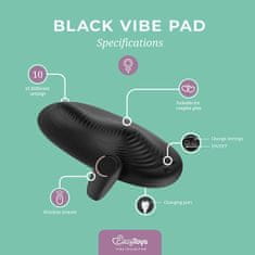 Easytoys Easy Toys Vibe Pad Double Vibration (Black), stimulátor s dálkovým ovládáním pro ženy