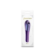 NS Novelties Seduction Nuvo (Metallic Purple), mini vibrátor se stimulátorem