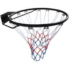 Basketbalová síť ENERO pro obruč s 12 háčky, černá D-473