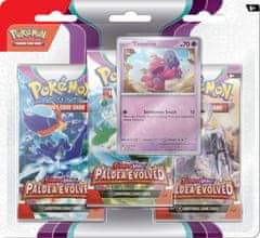 Grooters Karetní hra Pokémon TCG Paldea Evolved - 3 Blister Booster Tinkatink