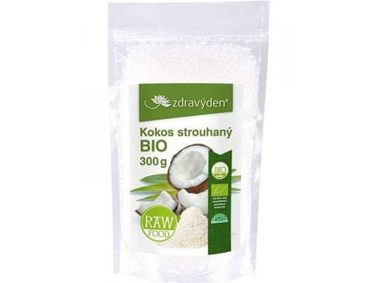 Zdravý den Kokos strouhaný BIO 300g