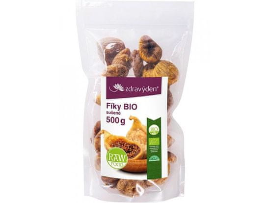 Zdravý den Fíky sušené BIO 500g