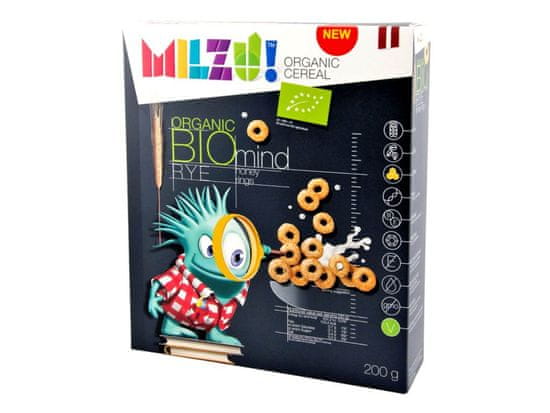 Milzu! Milzu! - BIO Cereální kroužky s medem 200g