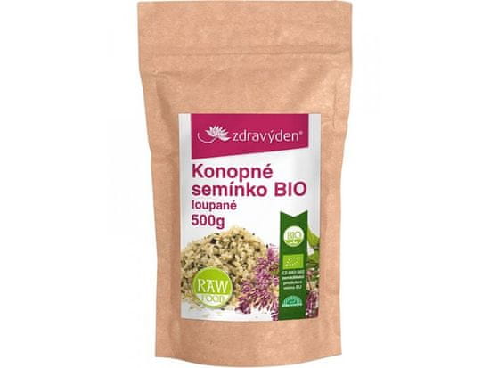 Zdravý den Konopné semínko BIO loupané 500g