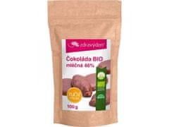 Zdravý den Čokoláda mléčná BIO 46% 100g