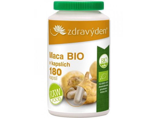 Zdravý den Maca BIO 180 kapslí