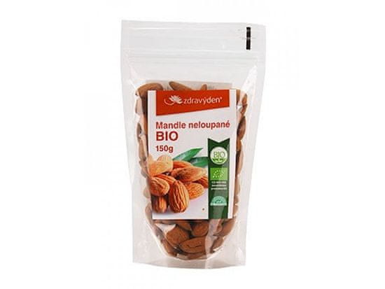 Zdravý den Mandle neloupané BIO 150g