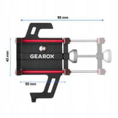 Korbi Držák na mobil na kolo, montovaný na řídítka, hliníkový Gearox GXR-1