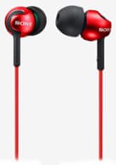 Sony sluchátka do uší MDREX110APR/ drátová/ 3,5mm jack/ citlivost 103 dB/mW/ červená