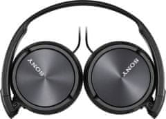 Sony headset náhlavní MDRZX310APB/ sluchátka drátová + mikrofon/ 3,5mm jack/ citlivost 98 dB/mW/ černá