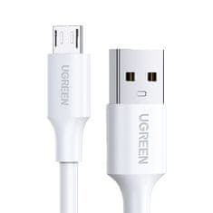 shumee PVC kabel USB0-A - microUSB 480 Mb/s 2m bílý