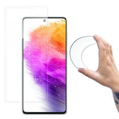 shumee Hybridní flexibilní skleněné tvrzené sklo pro Samsung Galaxy A73 Nano Flexi