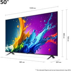 LG 50QNED80T6A - 126cm