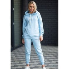 Lental Dámská tepláková mikina hoody Alex - Color : Baby Blue XL (extra large)