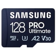 Samsung Paměťová karta Micro SDXC 128GB PRO Ultimate + USB adaptér