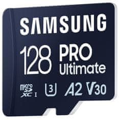 Samsung Paměťová karta Micro SDXC 128GB PRO Ultimate + USB adaptér