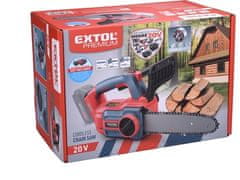 Extol Premium Aku řetězová pila 8891921 SHARE20V, BRUSHLESS, 30cm, bez baterie a nabíječky