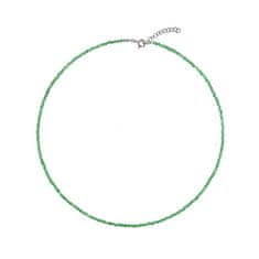 Korálkový náhrdelník ze smaragdu AJKNA006