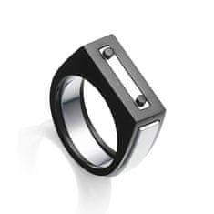 Viceroy Pánský ocelový prsten 2v1 Beat 14114A02 (Obvod 62 mm)