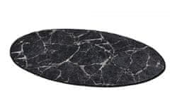 L'essentiel Koupelnová předložka Marble DJT 80x120 černá/bílá