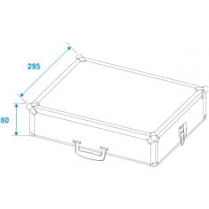 Roadinger Flightcase 1x Easy Show