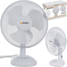 Ruhhy 23192 Rotační ventilátor 38W, 220V / 50 Hz, bílý