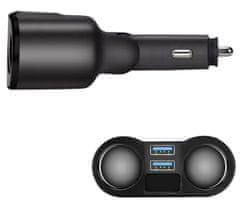 GFT Rozbočovač pro autozapalovač 2x USB 12-24V