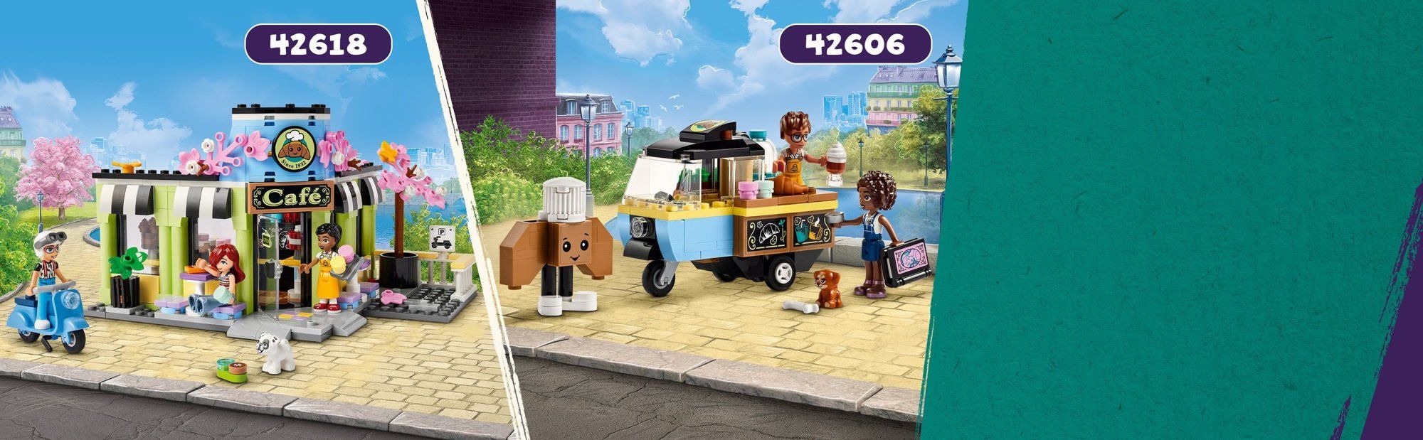 LEGO Friends 42618 Kavárna v městečku Heartlake