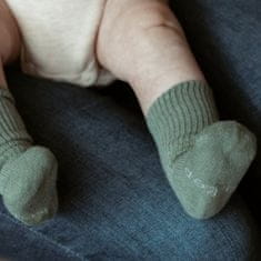 Dětské ponožky Stay-on-Socks NEWBORN 1pár Calming Green